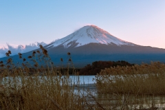 《Fuji-Mountain on Sunset》     獲 Merit 獎       作者：周坚鸣