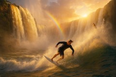 《Iguazu falls》   获Honour 奖   作者：吴子明（A组）