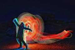 《Light Painting》   获Merit奖   作者：刘静雯（AB组）